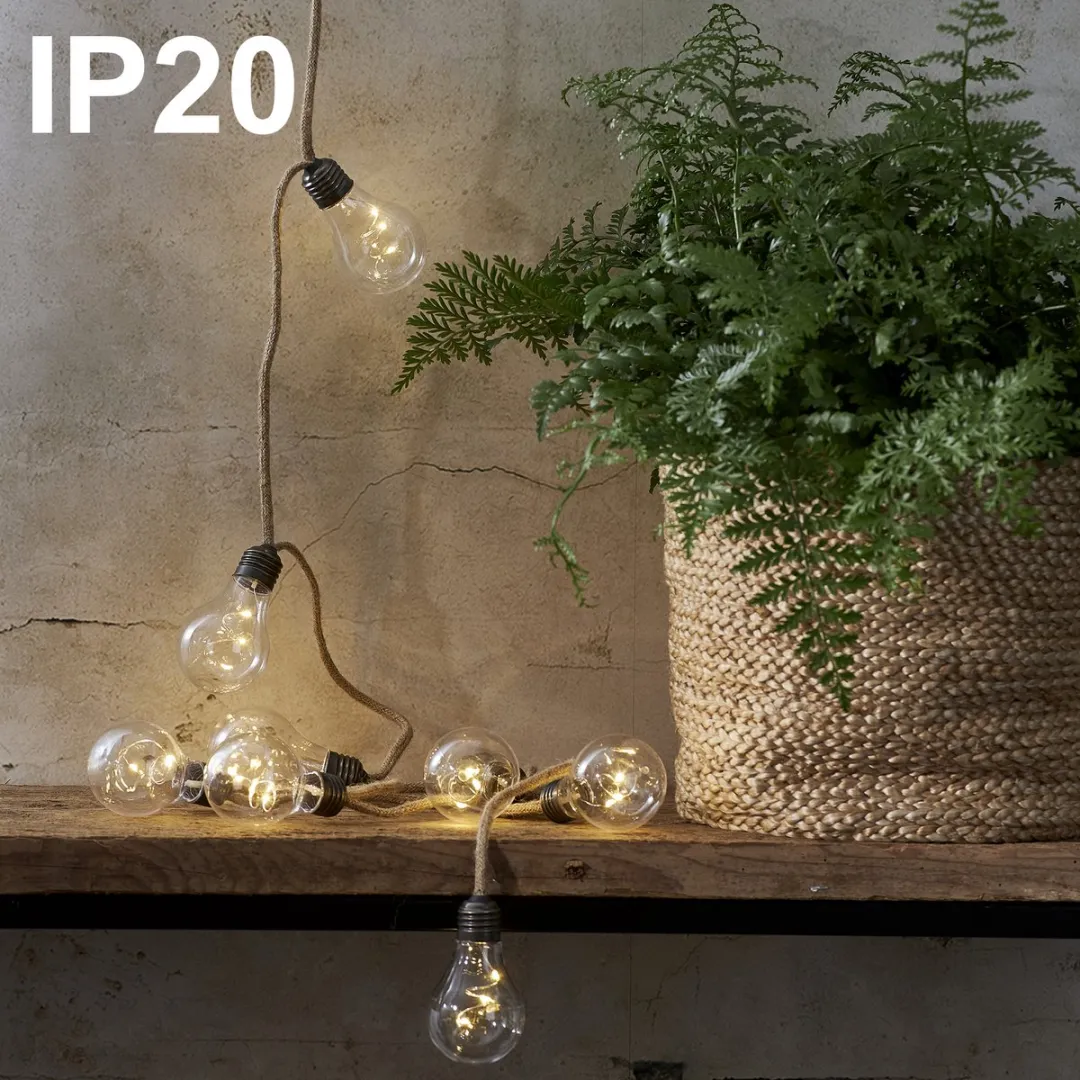 Star Trading LED Kerstverlichting Batterij 2,55m - Koper