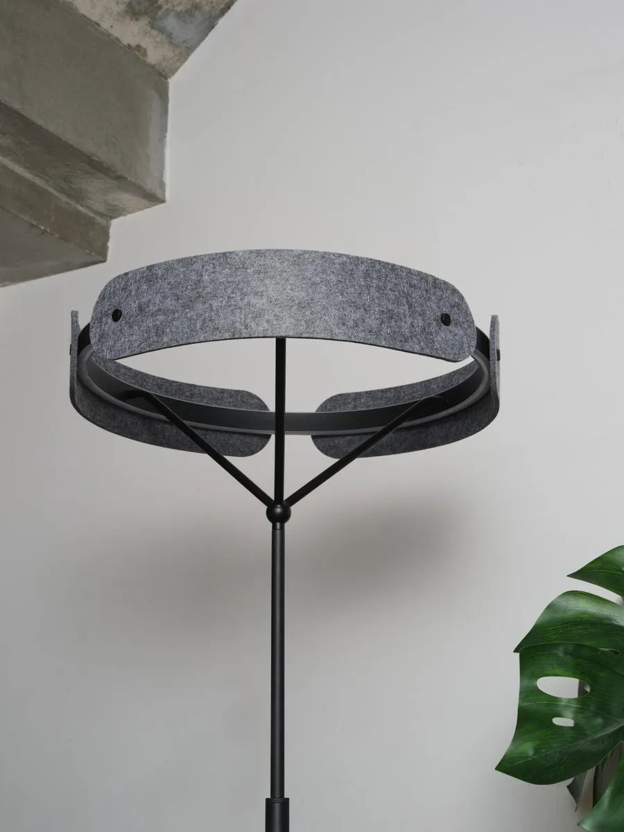 Osram Decor Curve Vilt LED Vloerlamp 33W - 1000lm - Donkergrijs
