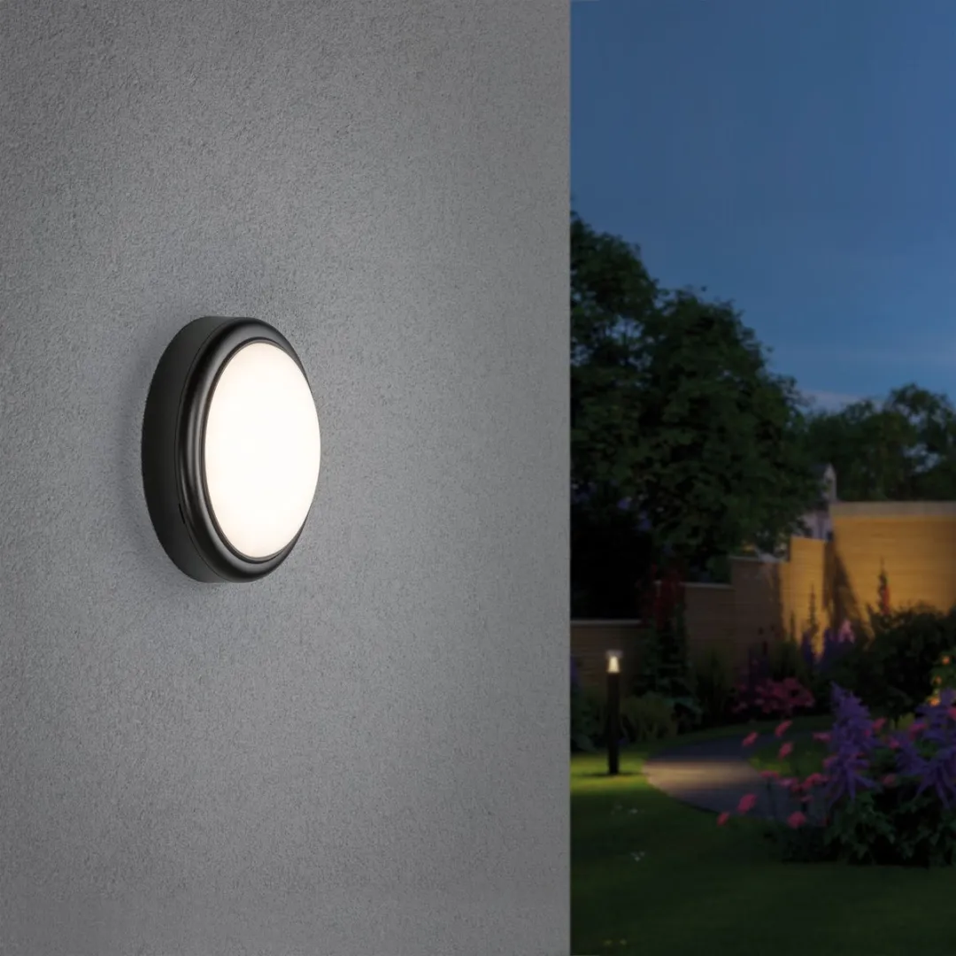 Paulmann LED Wandarmatuur Buiten IP44 15W 3000K - Grijs