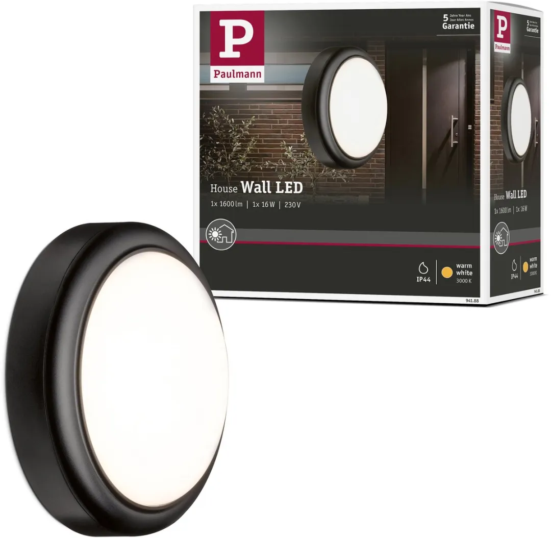 Paulmann LED Wandarmatuur Buiten IP44 15W 3000K