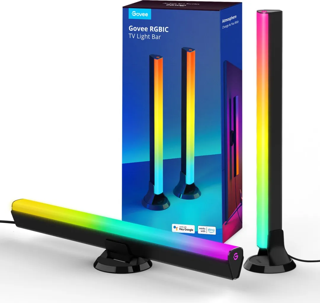 Govee RGBIC TV Light Bars 2 Stuks - Zwart