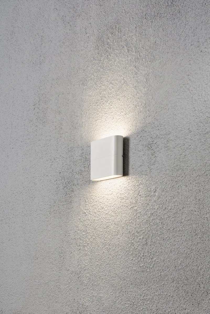 Konstsmide Chieri PowerLED Wandlamp 2x3W Warmwit 3000K - Matwit - afbeelding 6 van 6