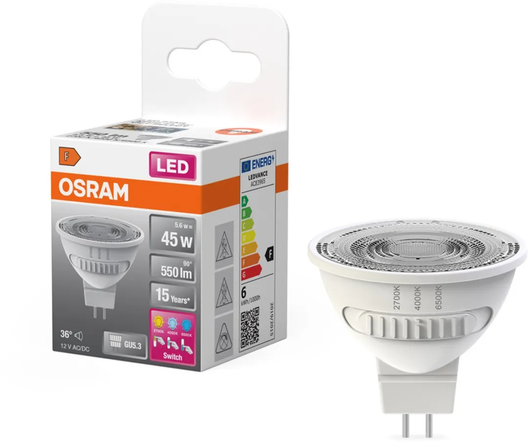 Osram LED Superstar Reflector Spot GU5.3 MR16 5.6W