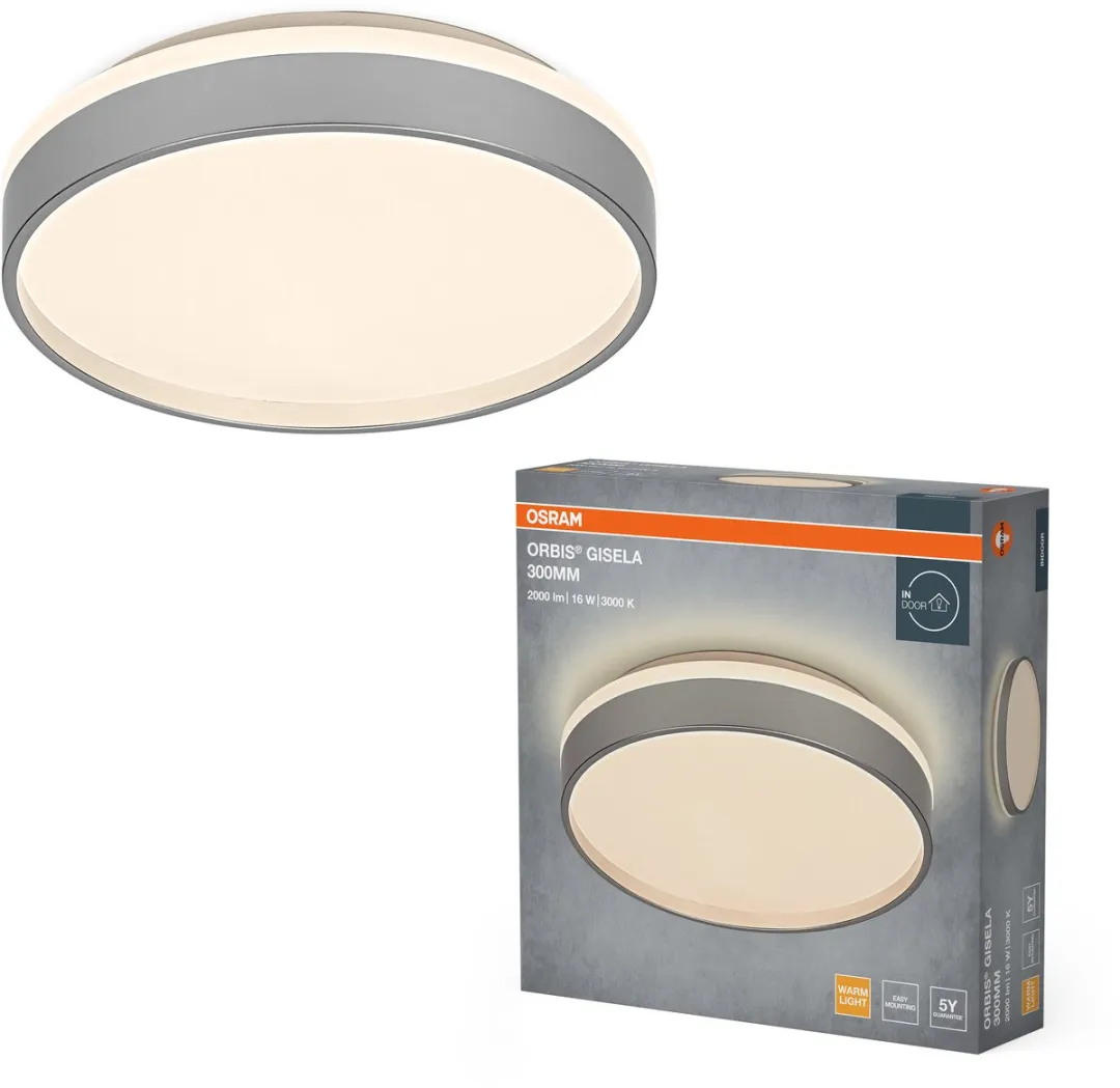 Osram Orbis Gisela LED Plafondlamp 300mm - 16W Warm Wit