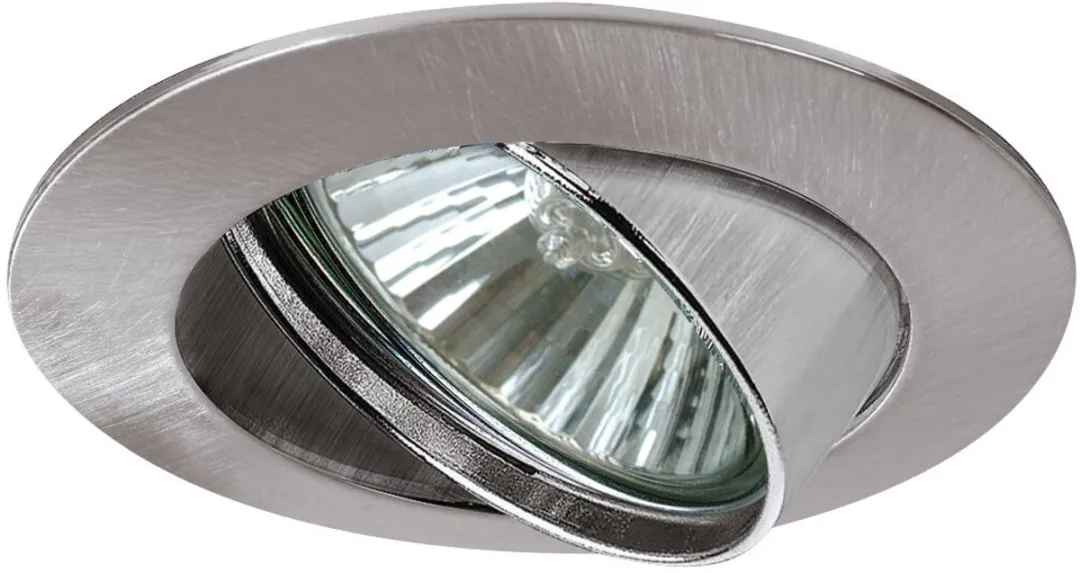 Paulmann Premium Inbouwlamp 83mm GU10 50W - Staal geborsteld