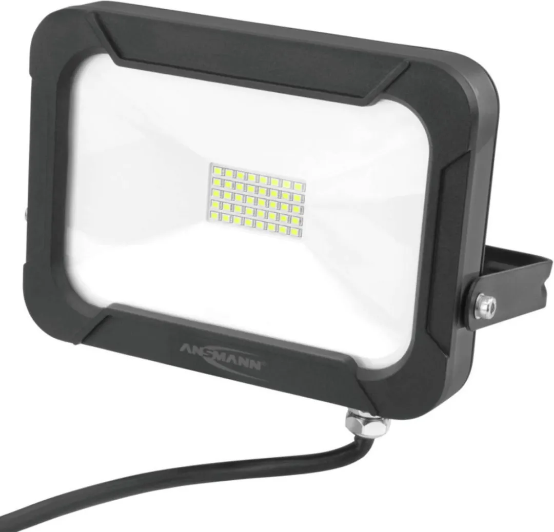 Ansmann WFL1600 LED Wandspot 20W 1600lm - 5000K - Zwart