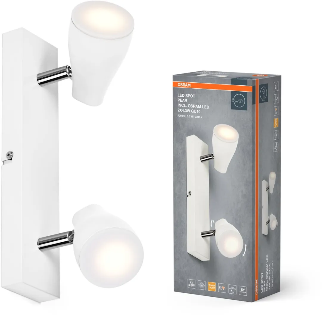 Osram LED Spot Pear Plafondspot 8,6W 420lm GU10