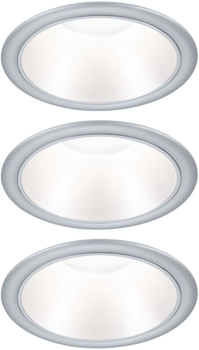 Paulmann LED-inbouwlamp 3-Step-Dim Cole Coin Set 6x6W