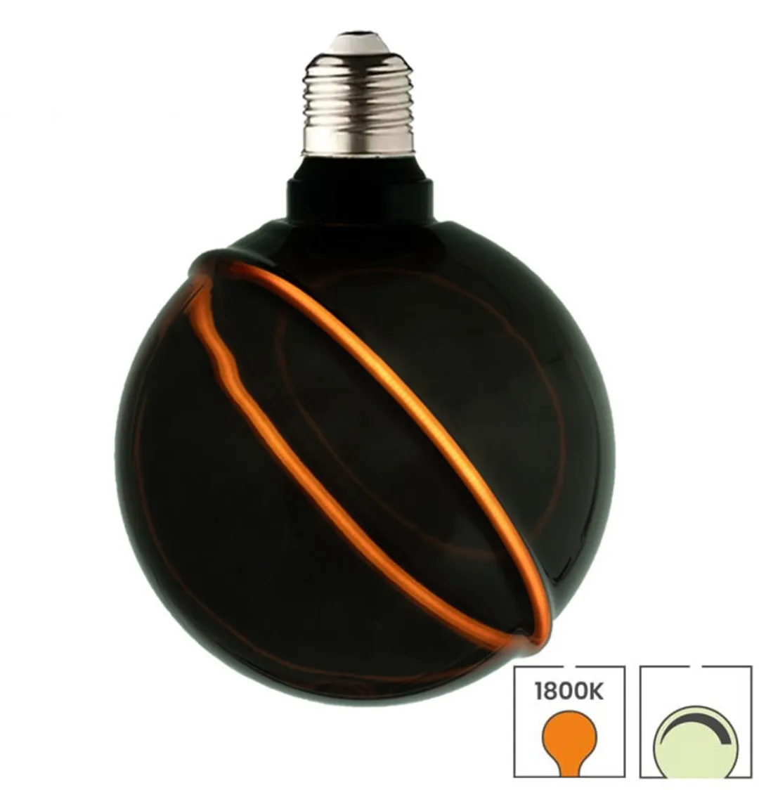 Lybardo DeepBlack E27 LED Diamantlamp 4W