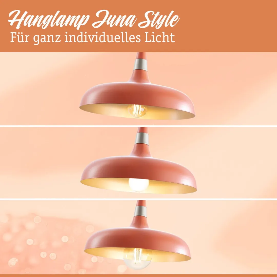 Paulmann Juna Hanglamp E27 20W - Peach
