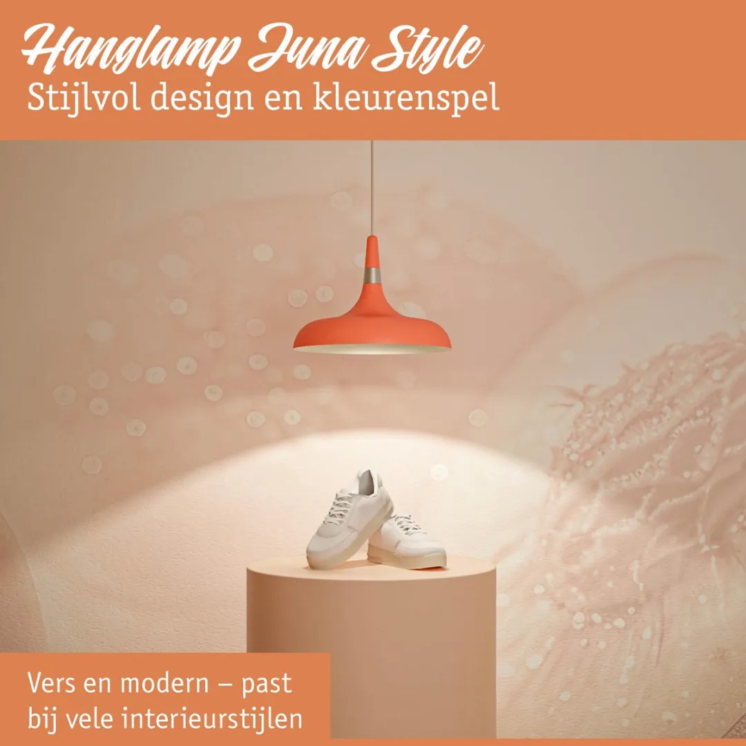 Paulmann Juna Hanglamp E27 20W - Peach - afbeelding 6 van 6