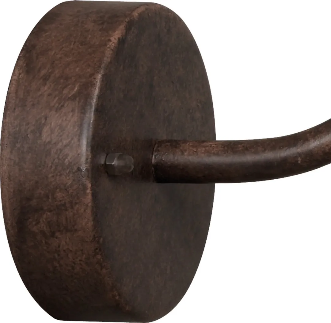 Nordlux Luxembourg Wandlamp E27 - Roestkleurig - afbeelding 3 van 6
