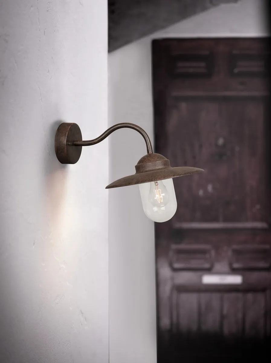 Nordlux Luxembourg Wandlamp E27 - Roestkleurig - afbeelding 5 van 6