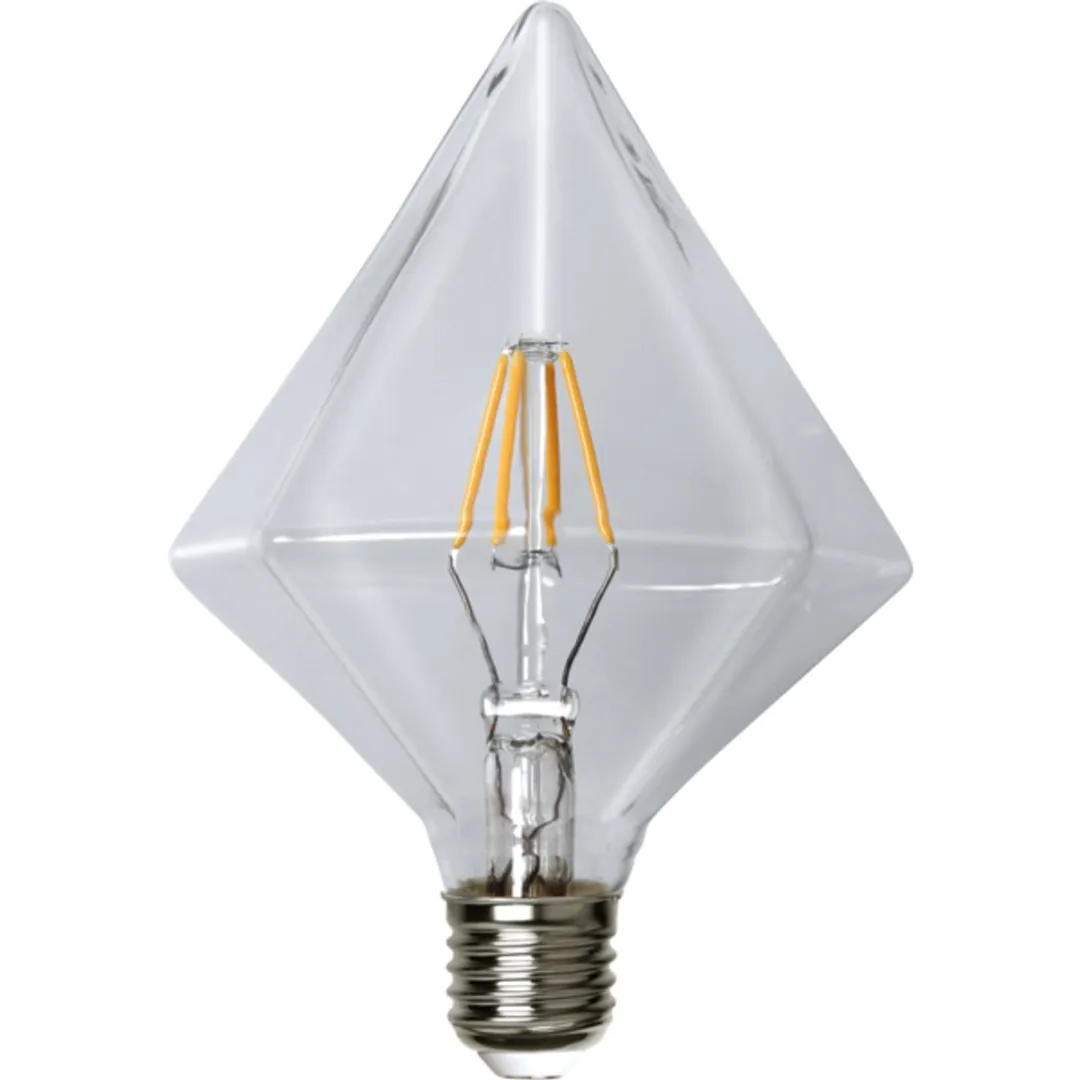Star Trading Diamant Lamp E27 3.2W Extra Warm Wit - 3 Stuks