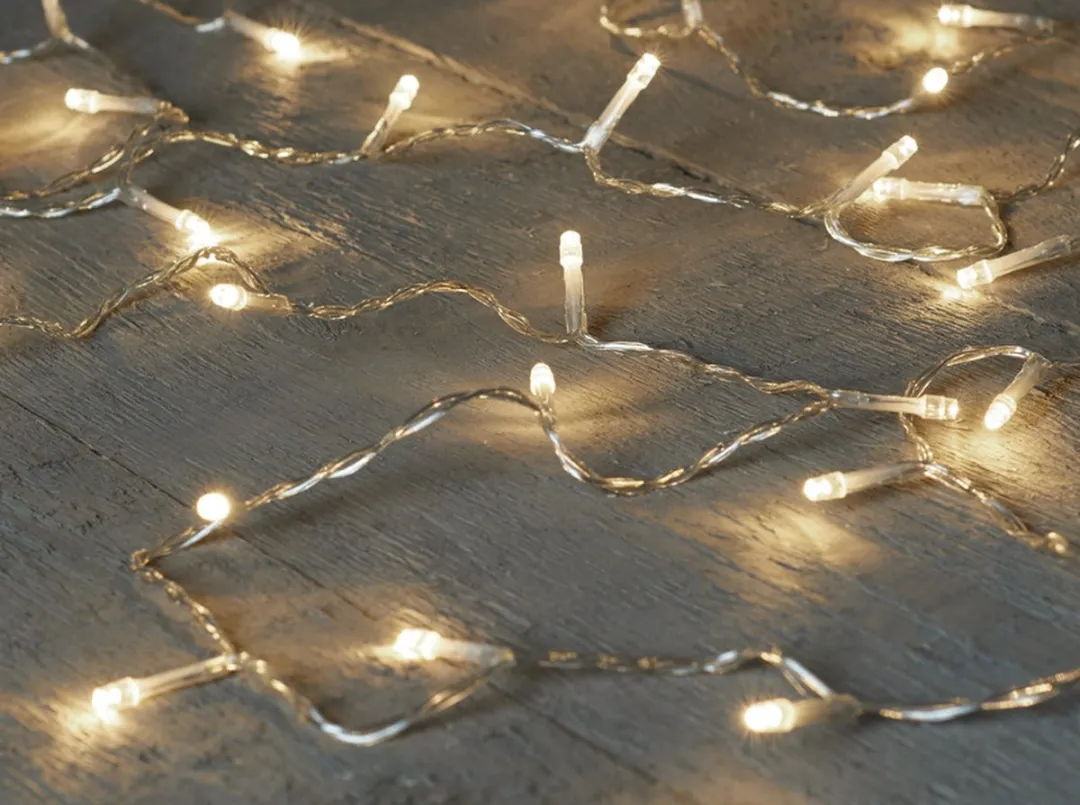 Anna's Collection Kerstverlichting Lichtsnoer 375cm - 50 Warmwitte LED's