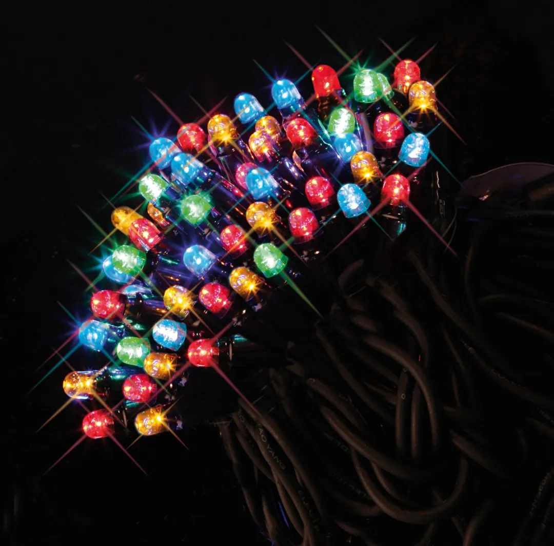 Star Trading Buitenlichtkettingsysteem LED - Zwart - Warm wit