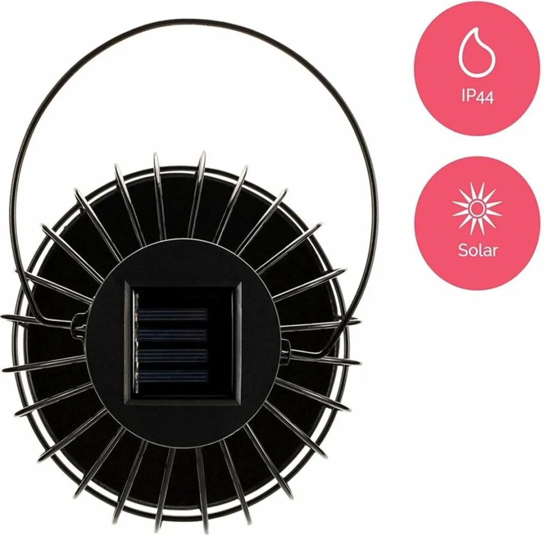 Paulmann Solar LED Tafellamp Zwart - 2 Stuks