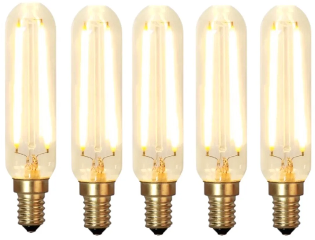 Star Trading Staaflamp E14 2.5W Super Warm Wit - 5 Stuks