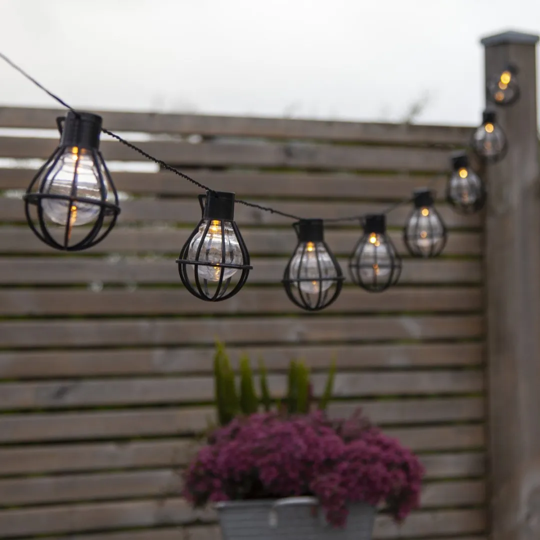 Star Trading LED Deco Lichtketting Cage - 1 Lichtpunt - Zwart - afbeelding 6 van 6