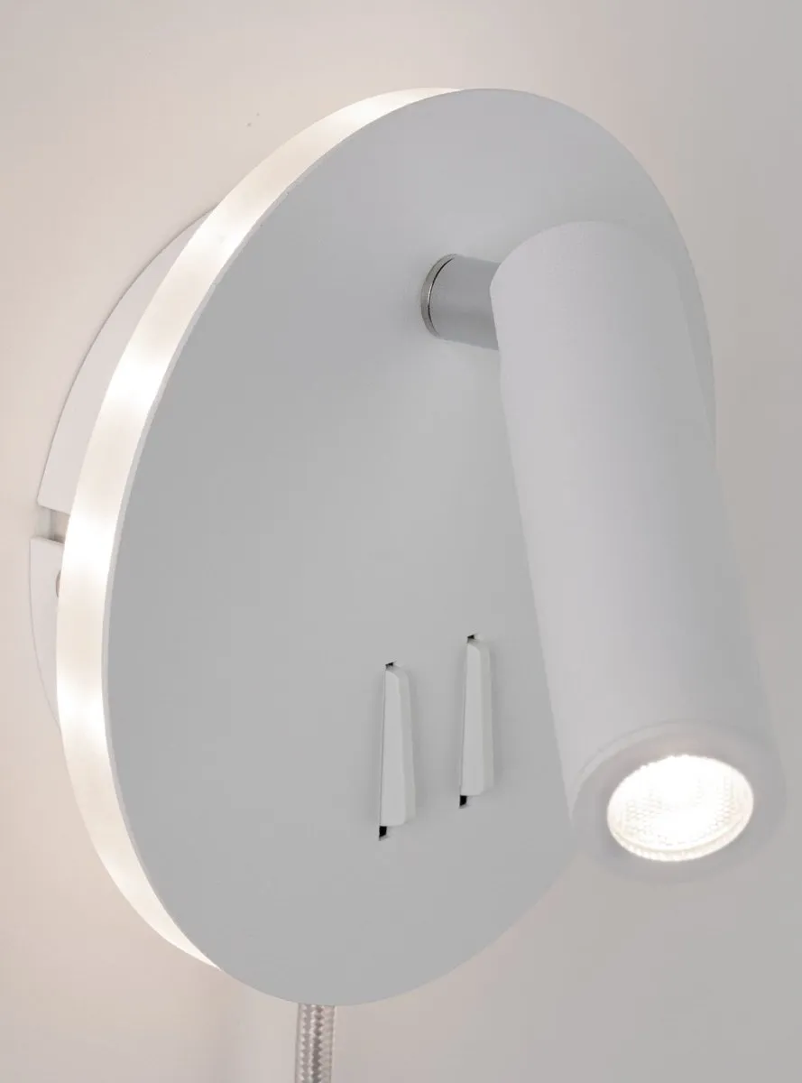 Paulmann Tabari Wandlamp 3000K 407lm Wit/Chroom