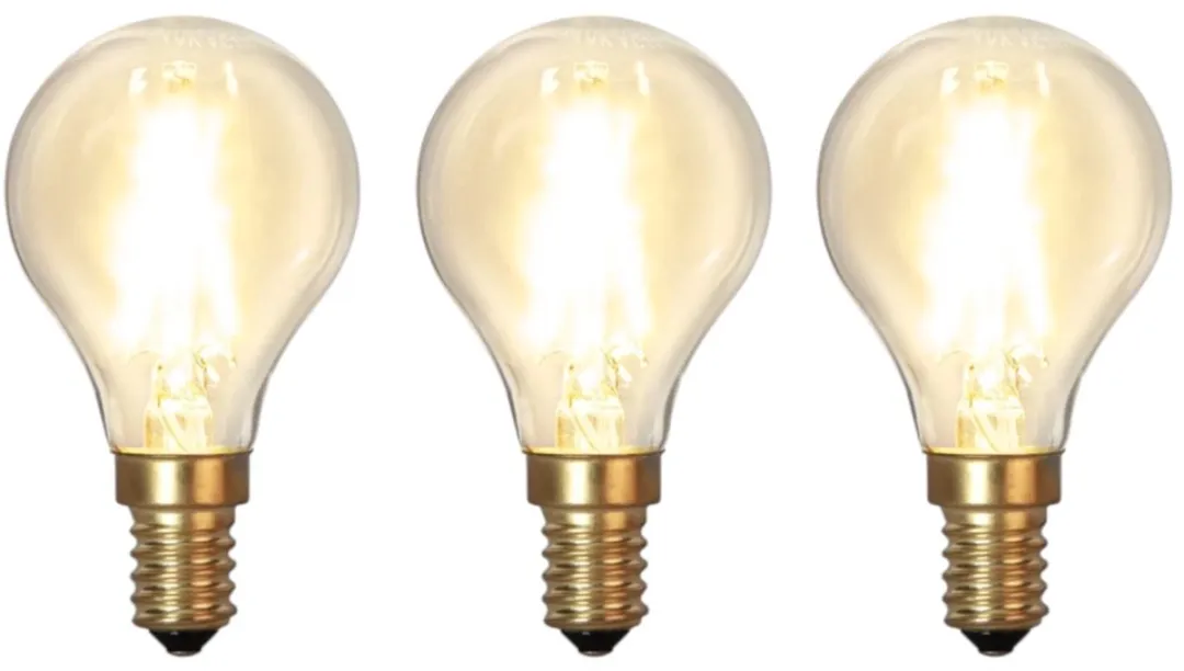 Star Trading Soft Glow Kogellamp E14 1.5W - 3 Stuks
