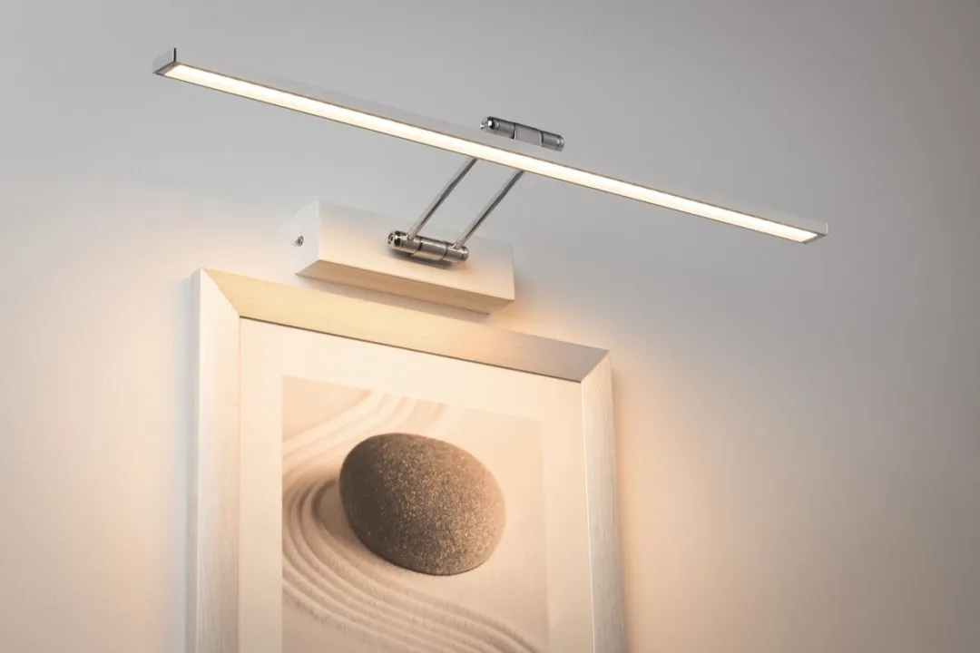 Paulmann Galeria LED Schilderijlamp Beam 1050lm - Wit/Chroom