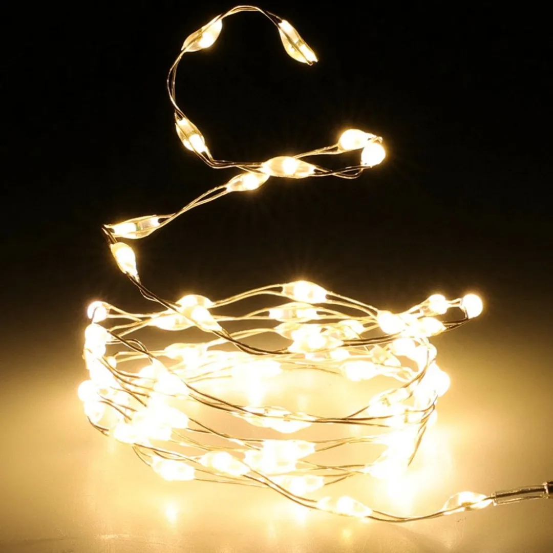 Lumineo Kerstverlichting Draad 132 LED Zilver