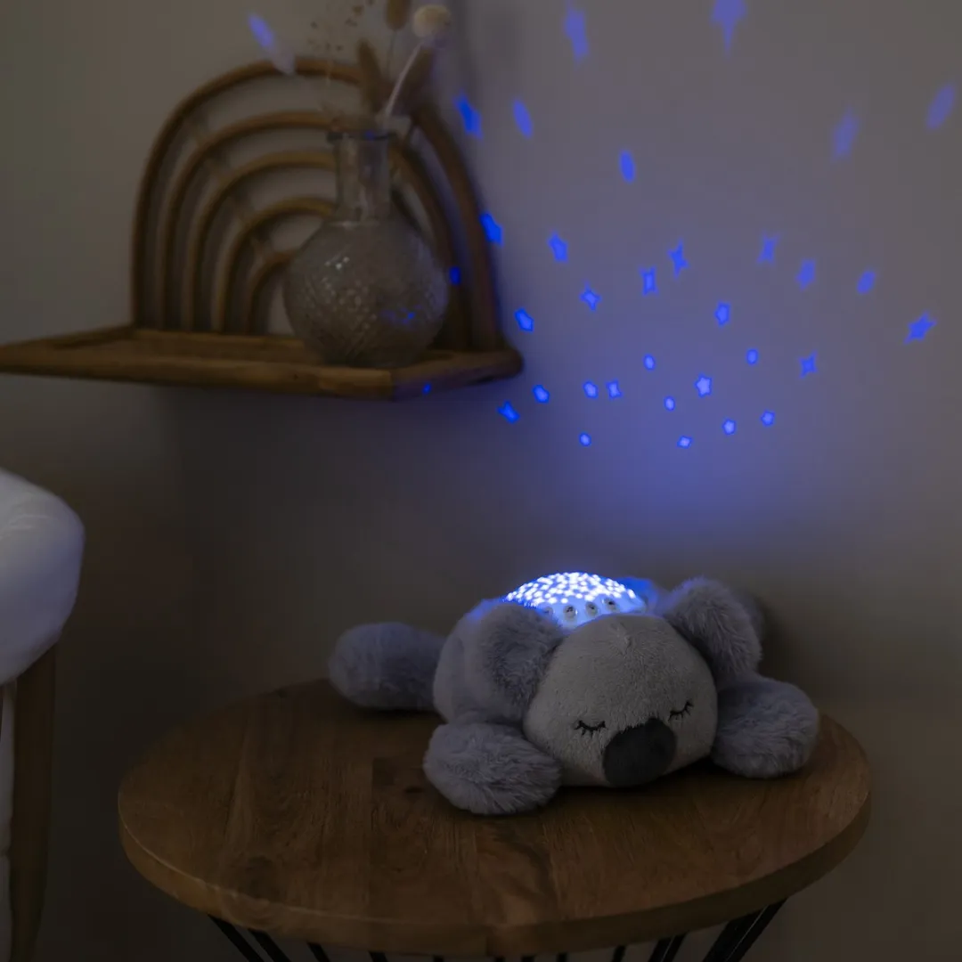 Nattou Koala Nachtlamp Projector - 26cm Grijs