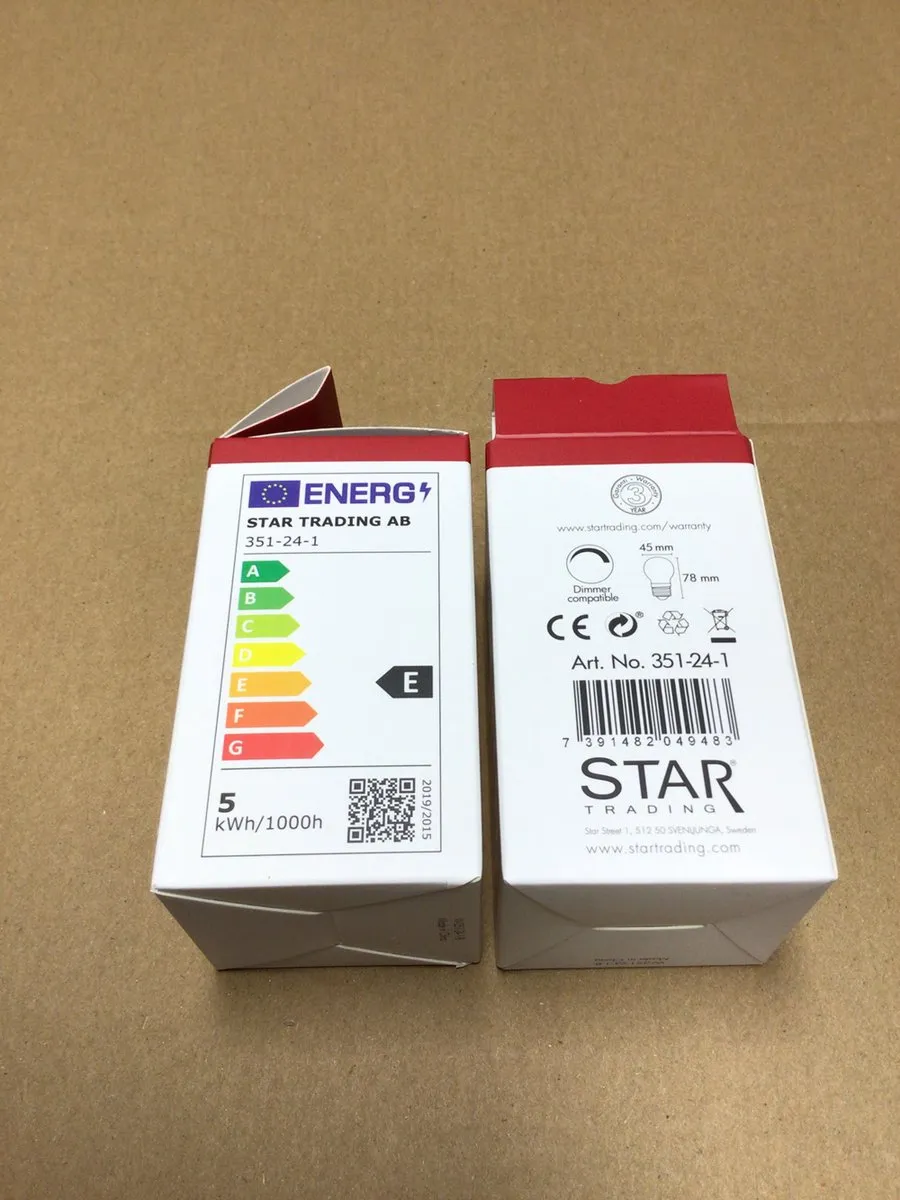 Star Trading Kogellamp E27 4.2W Extra Warm Wit - Dimbaar