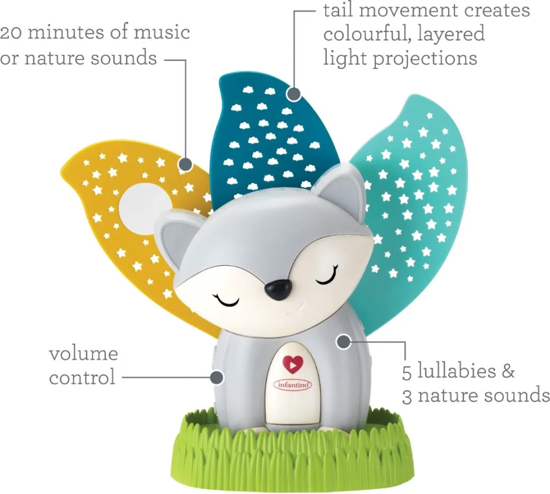 Infantino Fox 2-in-1 Nachtlampje BK-302021 - Multicolor