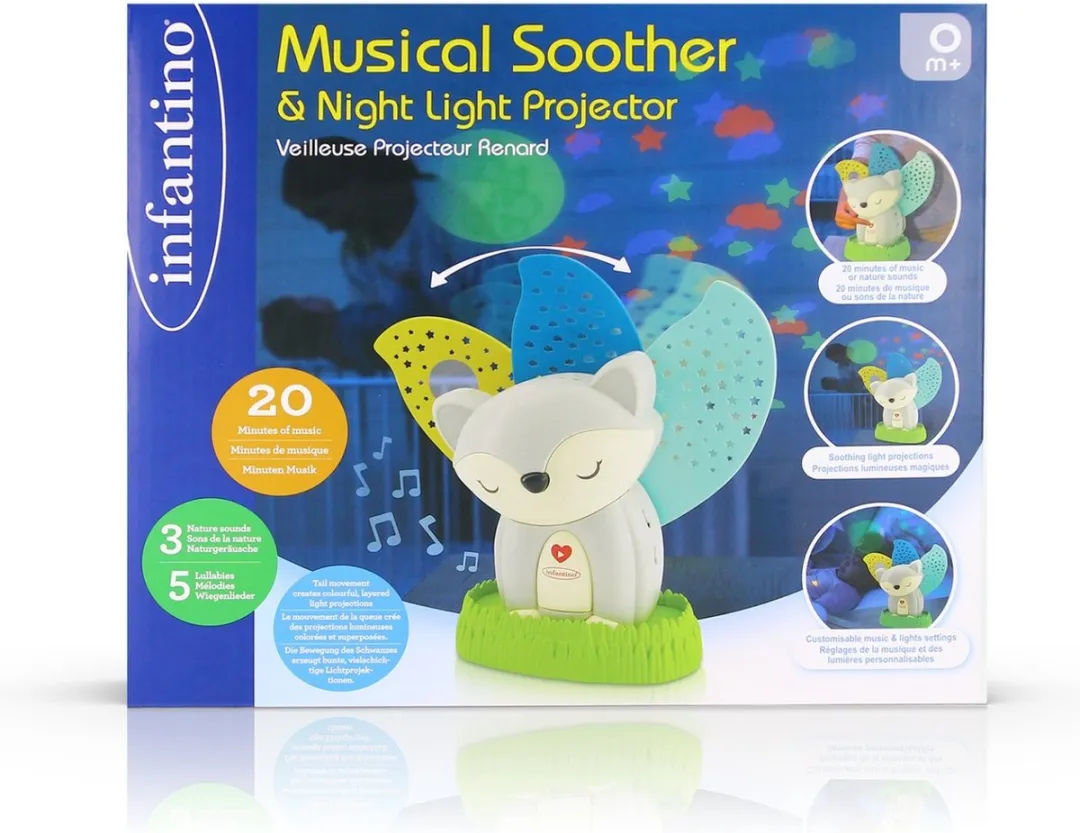Infantino Fox 2-in-1 Nachtlampje BK-302021 - Multicolor