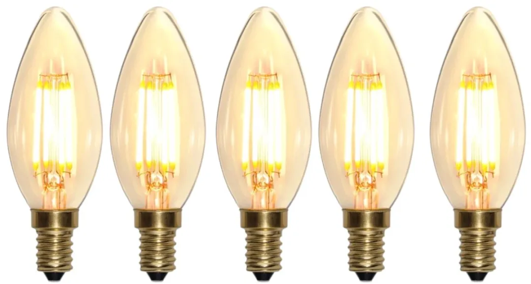 Star Trading Soft Glow Kaarslamp E14 4W - 5 Stuks