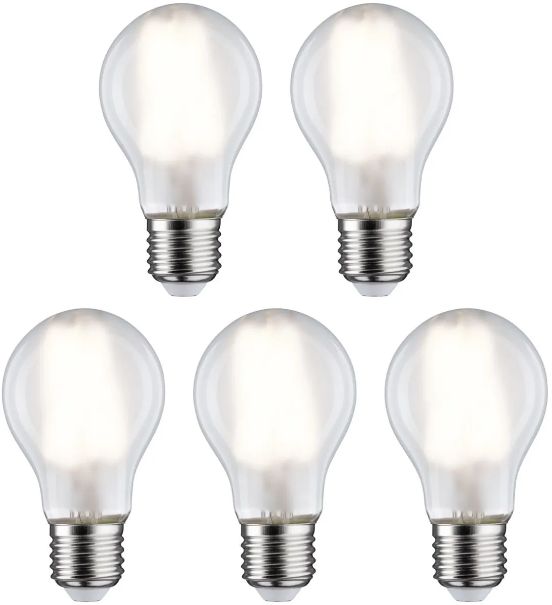 Paulmann Filament LED-gloeilamp E27 5x7W 4000K Mat - 5 Stuks