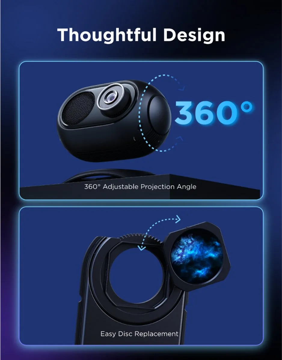 Govee Galaxy Light Projector 2 Pro - 2 Lichtpunten Zwart