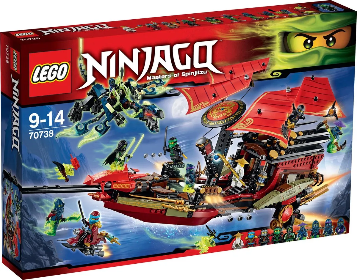 LEGO Ninjago 70738 Destiny's Bounty - 9 Minifiguren