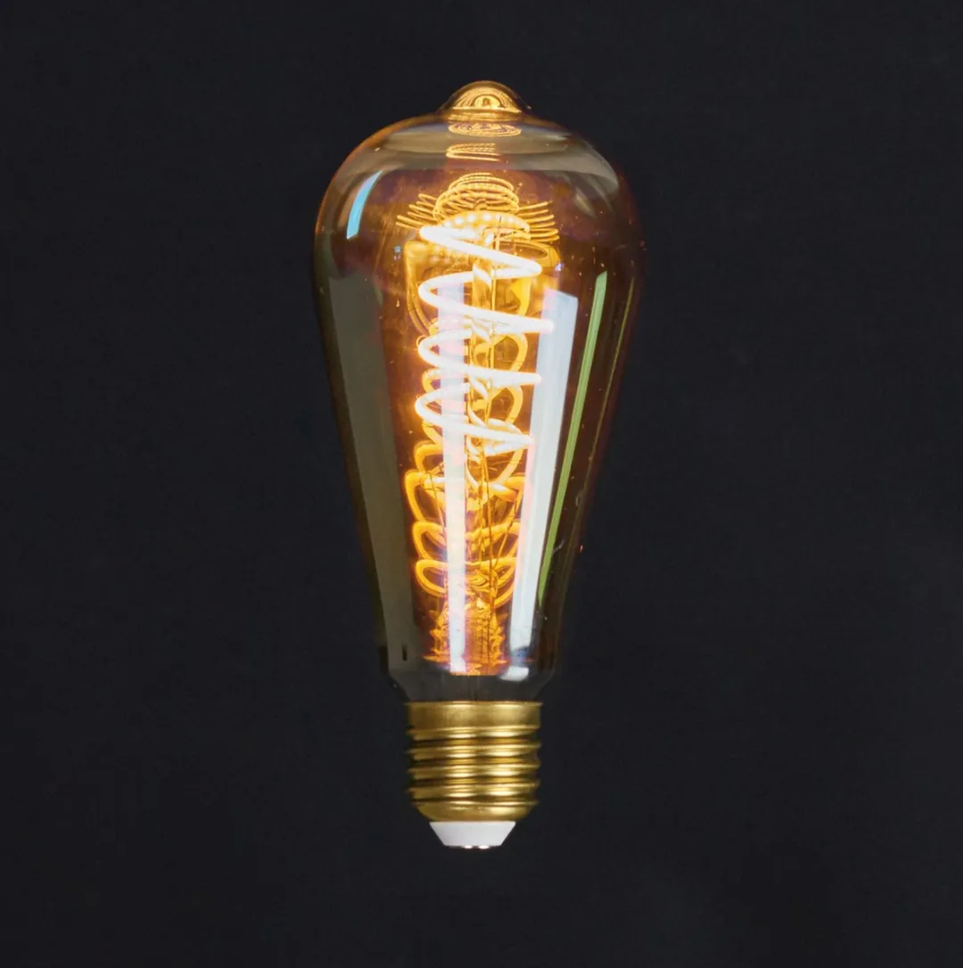 Anna's Collection LED Retro Gloeilamp 3200K - 145x64mm - Amber