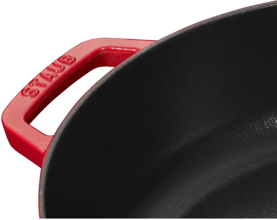Staub Hapjespan Chistera - Kersenrood 28cm - afbeelding 6 van 6