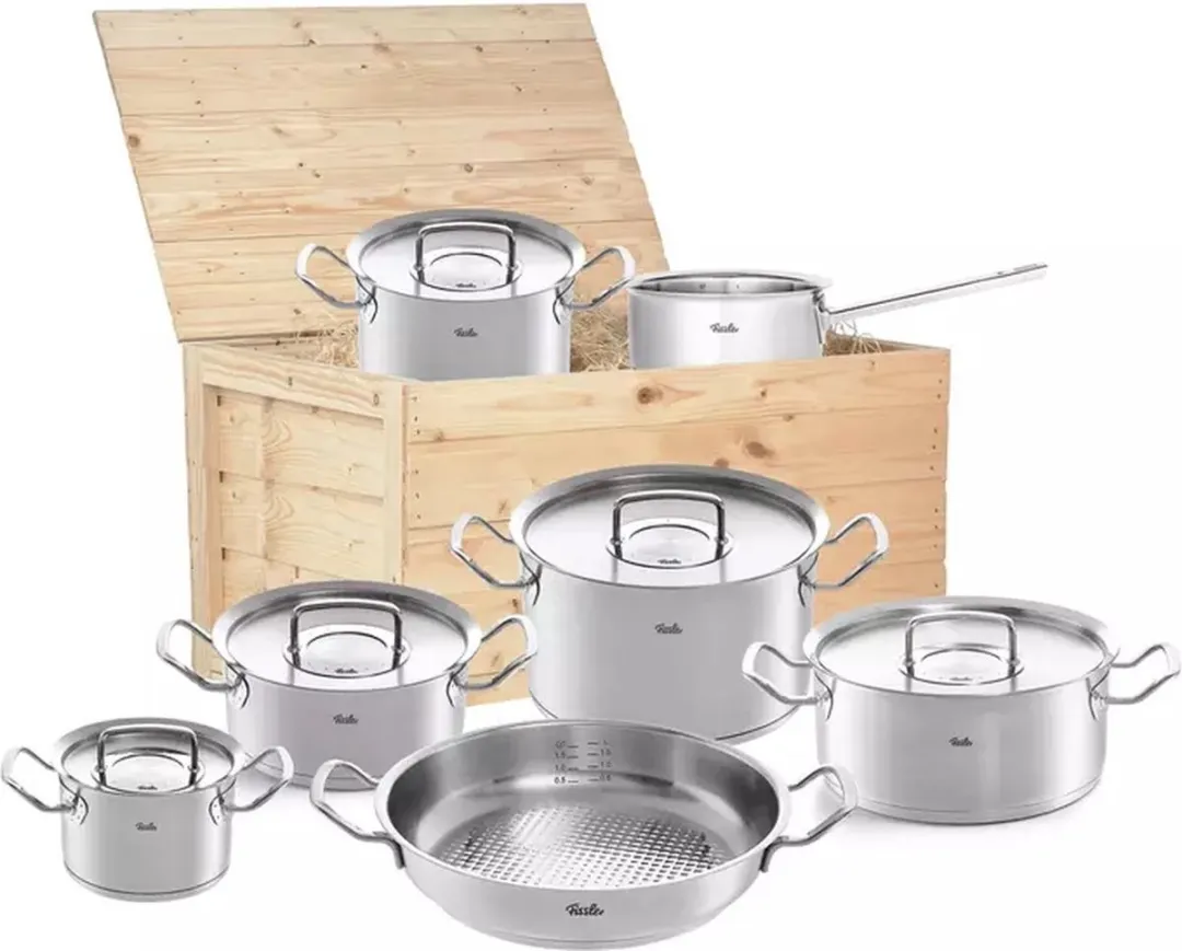 Fissler Original Profi 7-delige Set - 16/24cm - Zilver