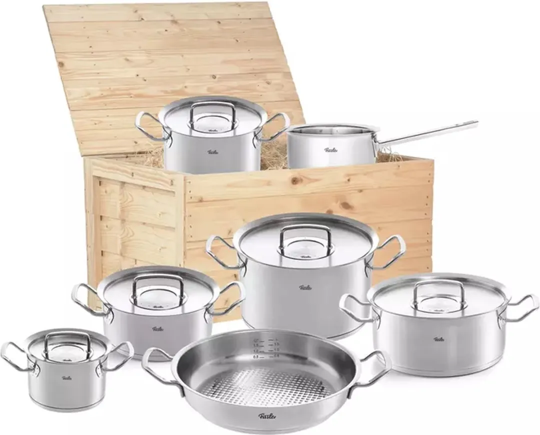 Fissler Original Profi 7-delige Set - 16/24cm - Zilver