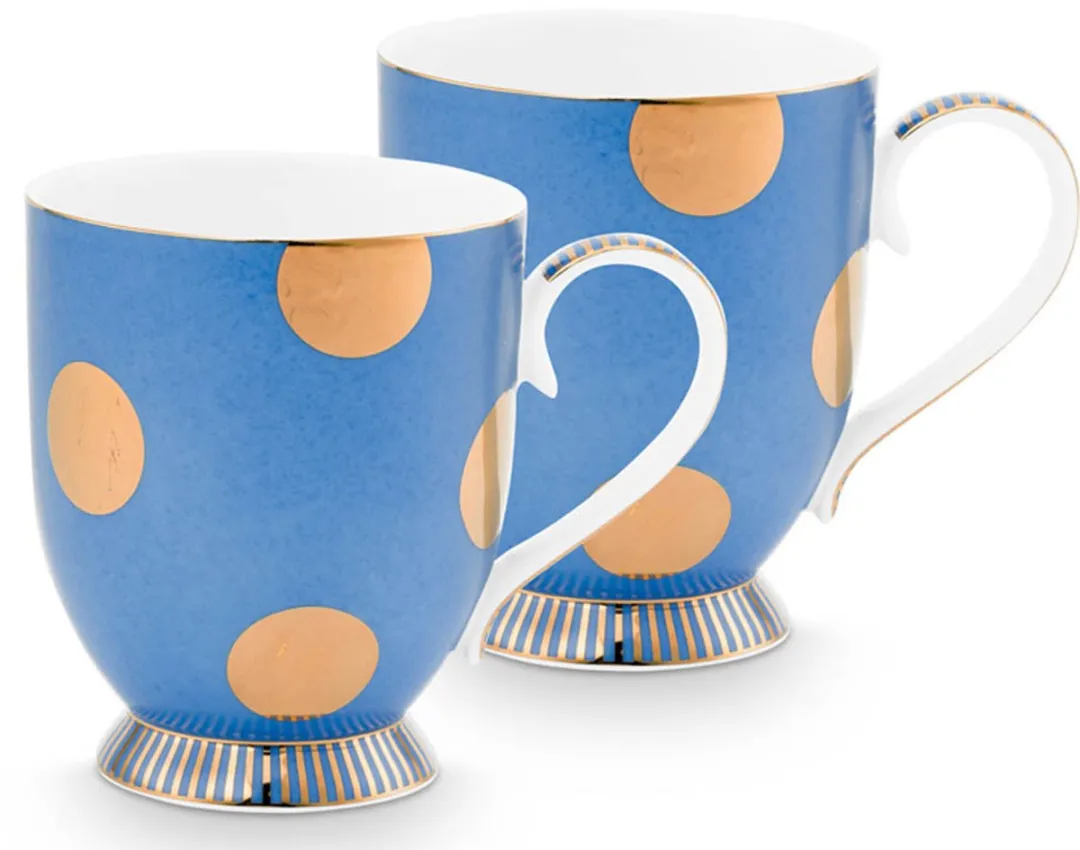 Set of 2 Mugs Large Dot Delight