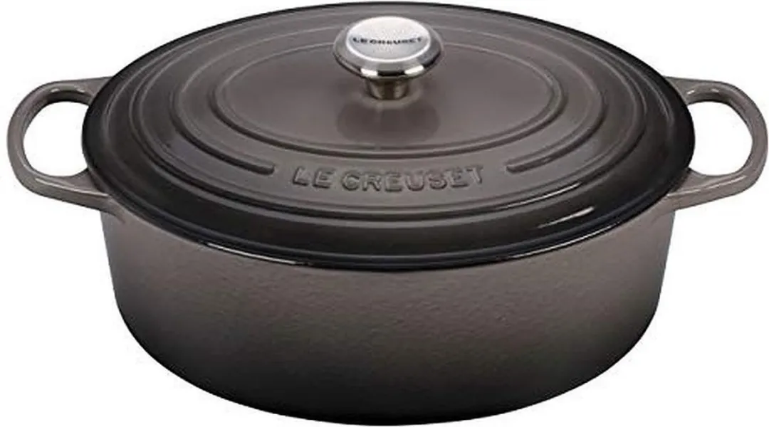 Le Creuset Braadpan Signature Ovaal Flint 31cm