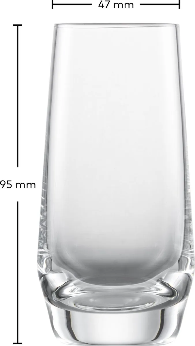 Zwiesel Glas Pure Shotglaasje 94ml - 4 Stuks