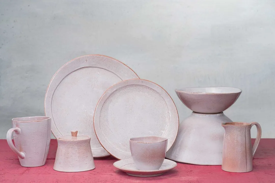 Cosy&Trendy Eleonora Diep bord Ø22cm - 2 Stuks - Roze