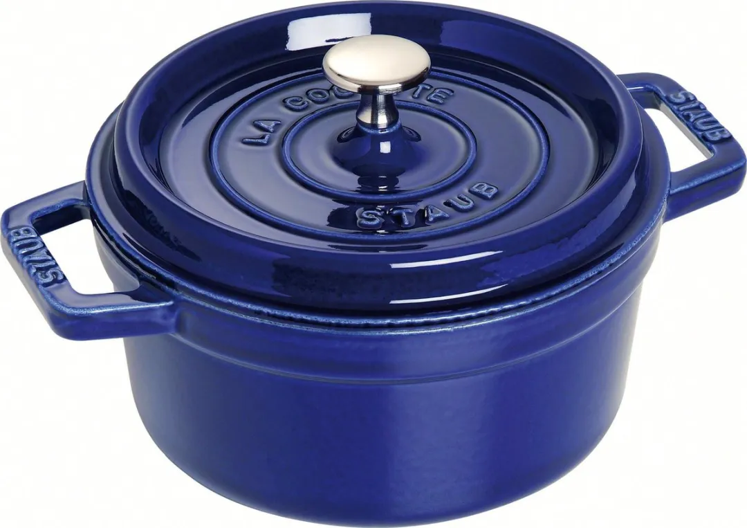 Staub ronde braadpan 22 cm donkerblauw