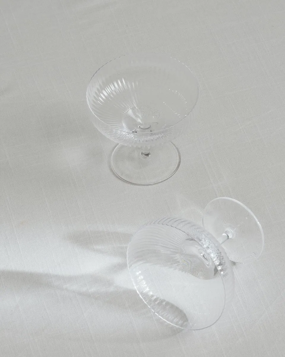 Serax Sergio Herman Inku Champagnecoupe B0820007 - 15cl - 4 Stuks