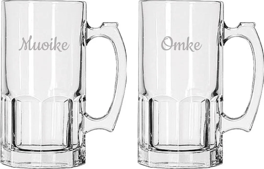Libbey Gegraveerde Bierpul 1ltr