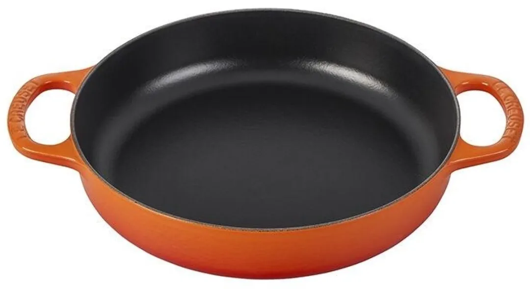 Le Creuset Gietijzeren Pan 28cm - 3,2L - Vulkanisch oranje - afbeelding 6 van 6