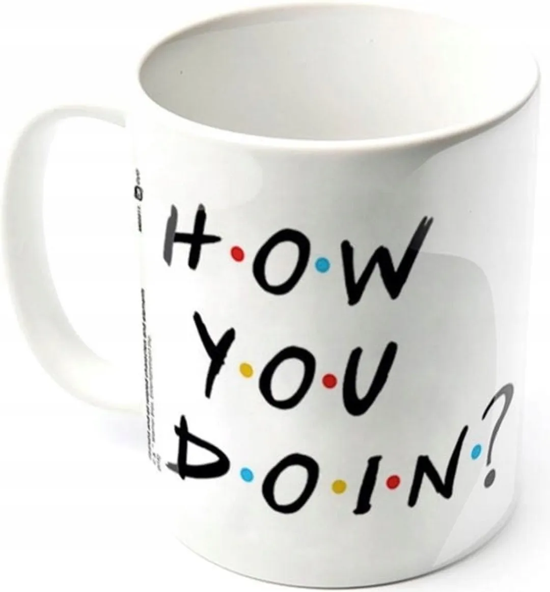 Warner Bros. Friends How You Doin Mok 325ml - Wit