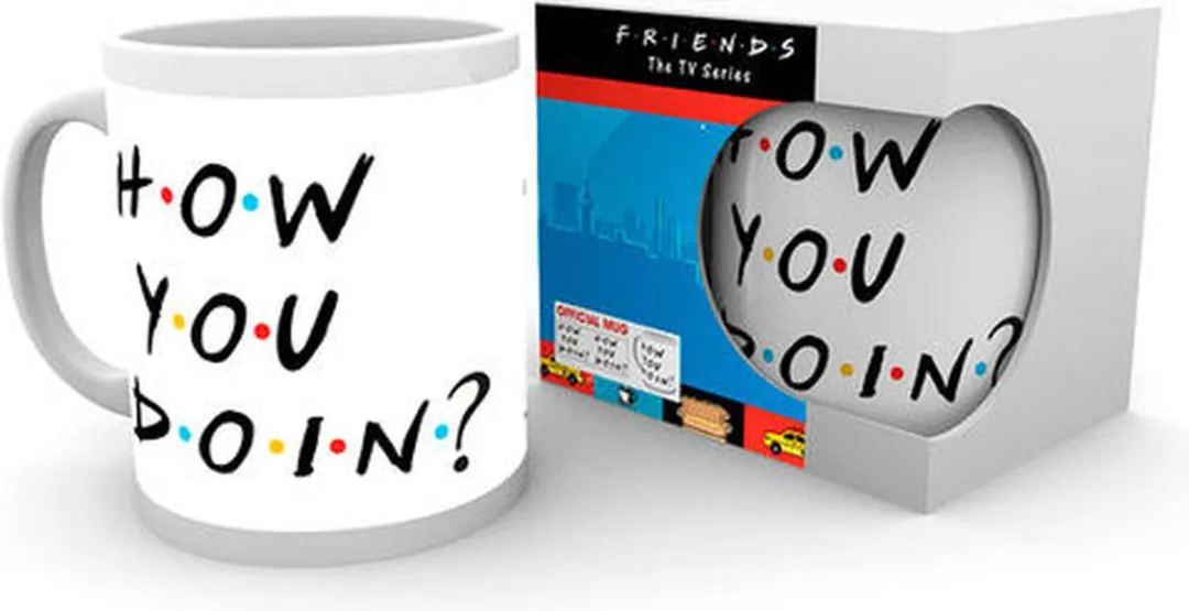 Warner Bros. Friends How You Doin Mok 325ml - Wit