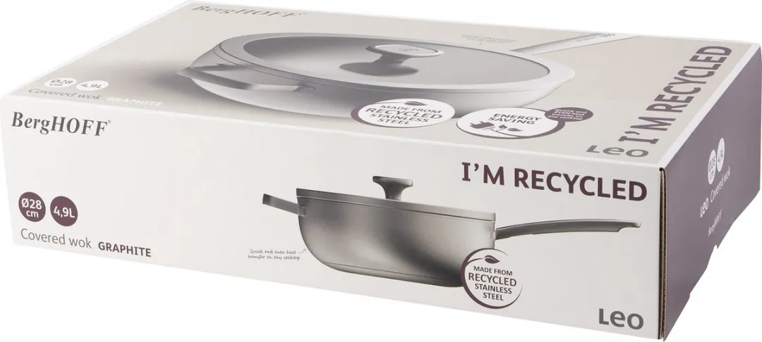 BergHOFF LEO Wokpan 28cm - Metaal